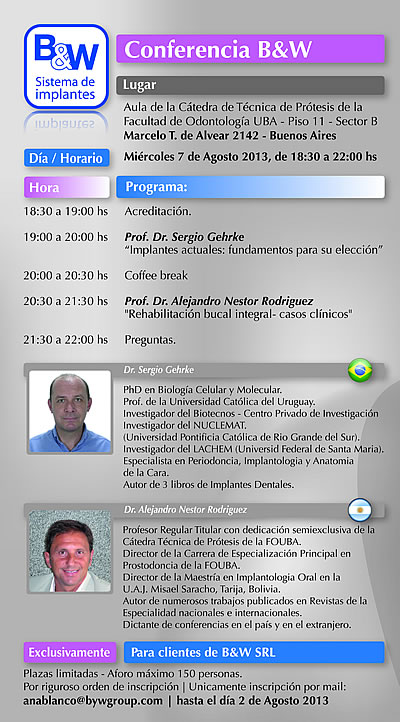 Conferencia ByW